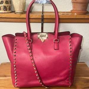 Valentino Garavani Rockstud Tote Crossbody QUIET LUXURY
